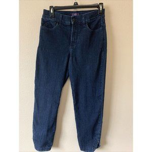 NJDJ Jeans dark wash high rise denim straight crop